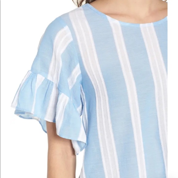 BP Striped Tie Back Blouse - Size XS. - Picture 3 of 11